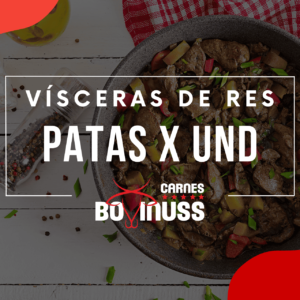 Patas x Unidad (Vísceras de Res)