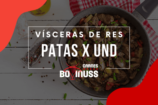 Patas x Unidad (Vísceras de Res)